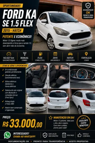Ford KA 1.5 16V Flex 5P 2015