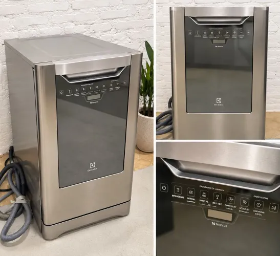 Lava-Louças Electrolux LV10X 10 Serviços Inox 110V - Ótimo Estado