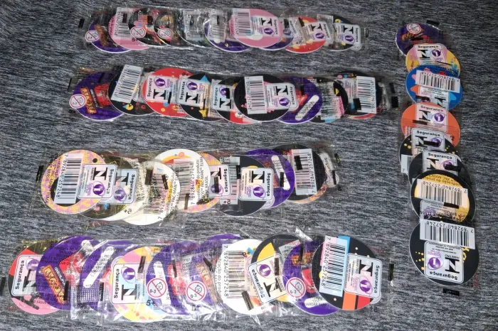 48 tazos pacman lacrados elma chips