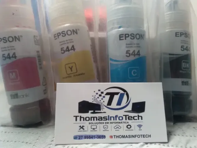 Kit De Tintas Epson 544 Original Lacrado