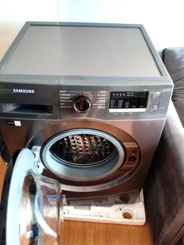 Máquina de Lavar Samsung EcoBubble 11kg Inox - Painel Digital - Excelente Estado