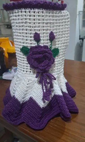 Capas de crochê,.