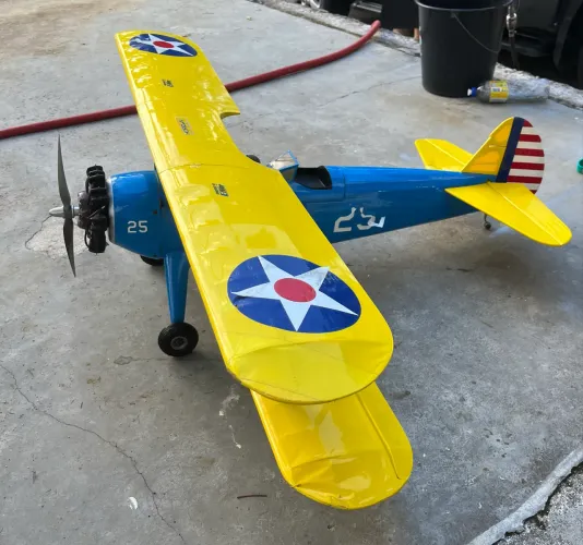Aeromodelo Biplano Stearman PT-17 (Militar)