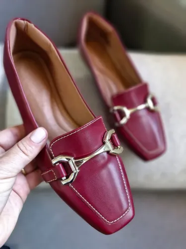 Mocassim Bico Quadrado 38