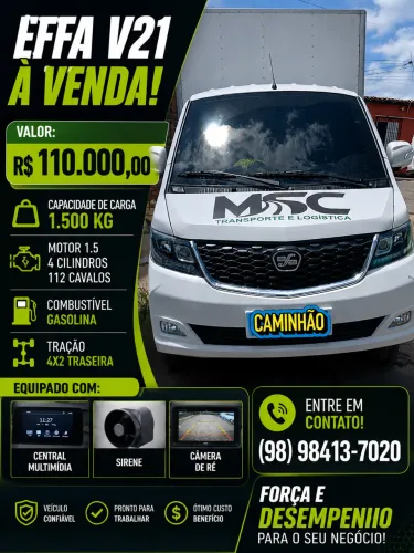 VENDO CAMINHÃO EFFA V21