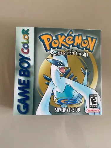 Pokémon SILVER Original Nintendo Game Boy - Bateria Nova