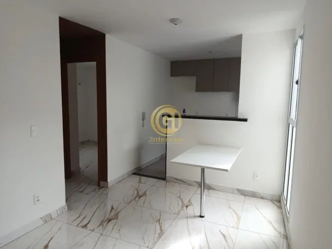Apartamento para locação na Vila Nova Aliança em Jacareí-SP: 2 quartos, 1 sala, 1 banheiro