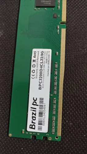 Memória DDR4 8GB 3200MHZ (nova)