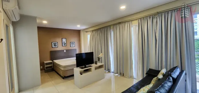 Apartamento para Locação em Santana de Parnaíba, Tamboré, 1 dormitório, 1 suíte, 2 banheir