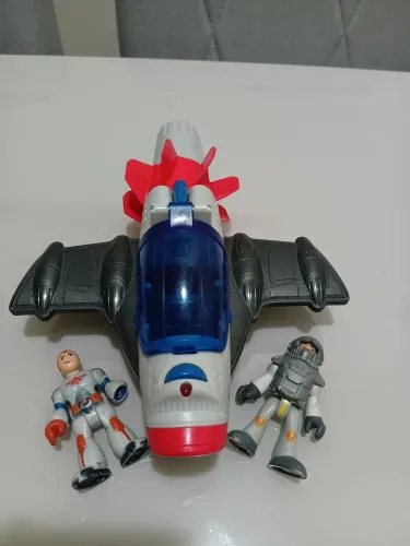 Nave Espacial Fisher-Price Imaginext Alpha Star com luz e som