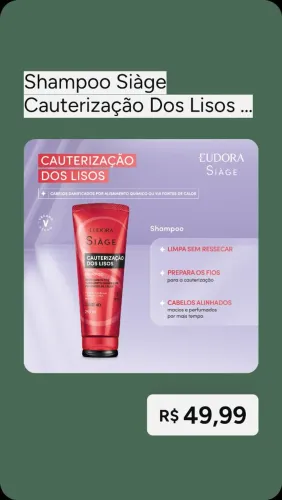 Linha  Eudora Siage Cauterização Dos Lisos 