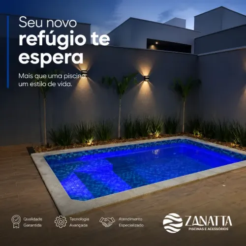 Piscina de vinil 10m²