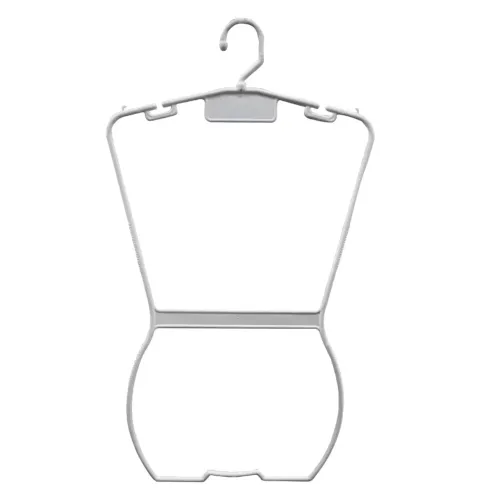 10 Cabides silhueta adulto branco