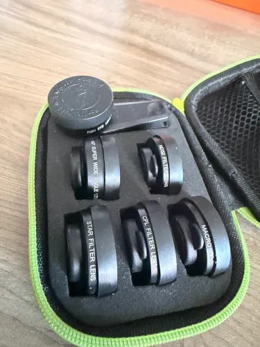 Kit Lentes Filtros Apexel 6 Em 1 Para Celular Universal