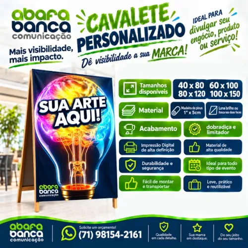 Cavalete Personalizado