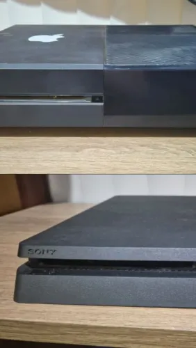 PS4 Slim + Xbox One | 3 controles | Só vendo o conjunto