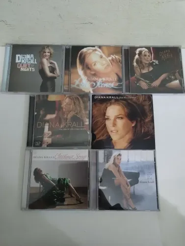Lote 7 Cds Originais Coleção Exclusiva Diana Krall. 