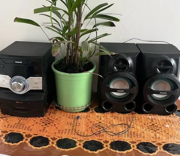 Mini System Philips Em Ótimo Estado