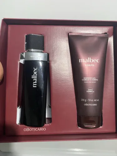 Kit perfume e creme malbec