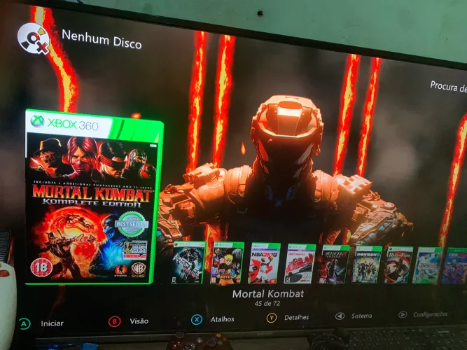 Xbox 360 desbloqueado 3 controles 