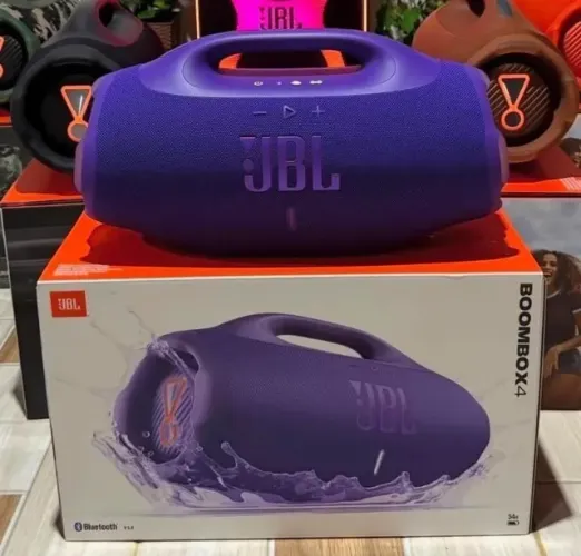 CAIXA DE SOM JBL BOOMBOX 4 ROXA NOVA LACRADA