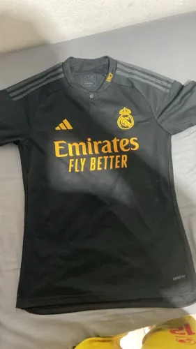 Camisa Real Madrid III 2023/2024 Torcedor Masculina - Preta