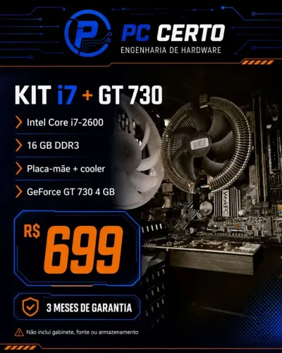 Kit i3 gt 730