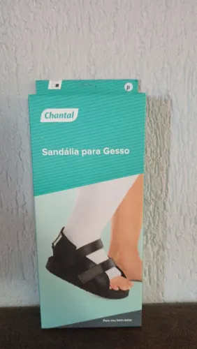 Sandália para gesso tamanho P