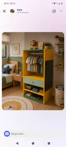 Mini guarda roupa, Closet infantil direto da fábrica.