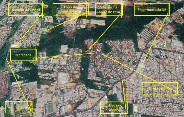 Aluguel apartamento/kitnet/quarto Conjunto Tiradentes bairro Aleixo Conjunto Tiradentes