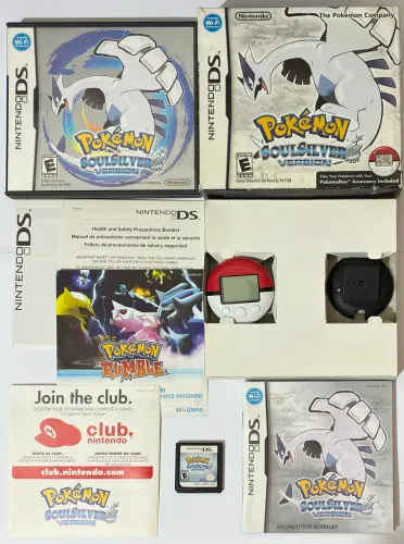 Pokémon Soul Silver Big Box com Pokewalker 