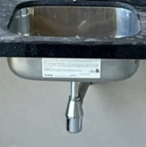 Sifão cromado para pia de cozinha (Esteves)