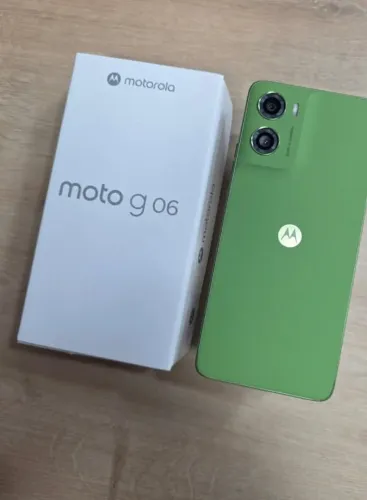 Celular Moto G06 verde lacrado 256gb
