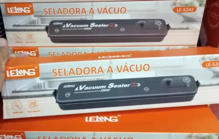 Seladora Manual Embaladora Vácuo Portátil Alimentos Embaladora de Alimentos