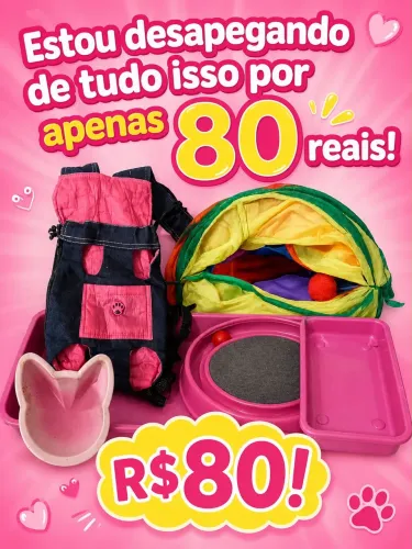 Kit produtos para gato