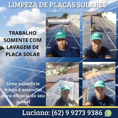 Lavagem de Placas Solar - * ( ZAP )