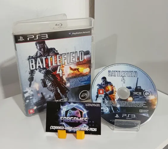 Jogo PS3 Battlefield 4 na PROMOÇÃO. Aqui na LOJA FABGAMES