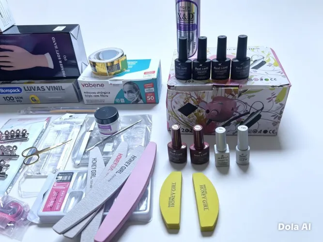Itens para alongamento de unhas