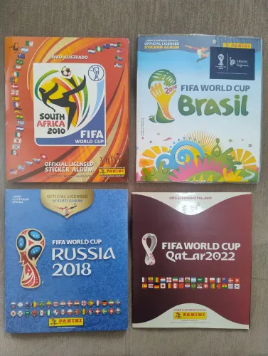 Coleção álbuns da copa do mundo