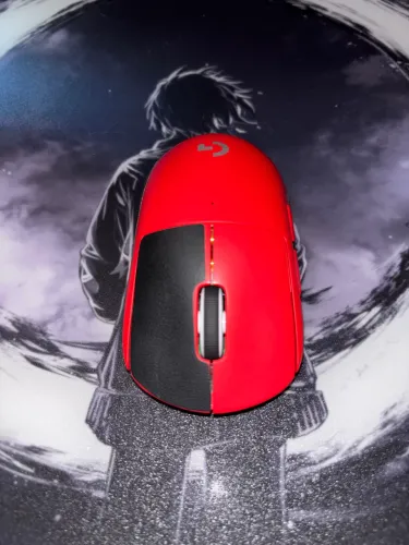 GPX Superlight Red. Tudo 100%, sem defeitos. PTFE dots (Wallhack x Xraypad).