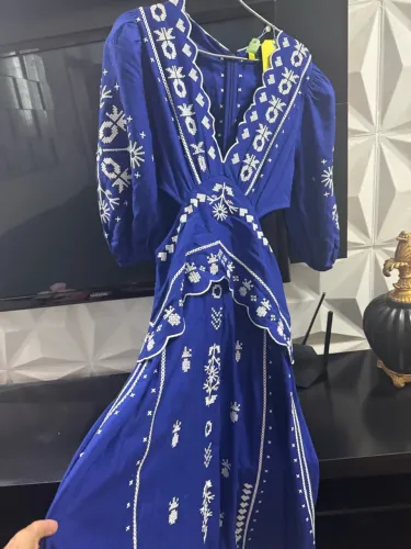 Vestido farm bordado
