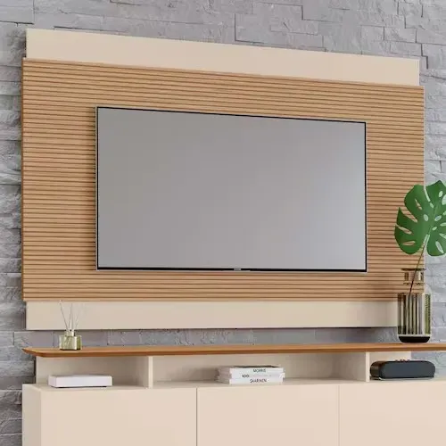 Design Sobreposto que Valoriza Seu Ambiente - Painel Tainá Off White