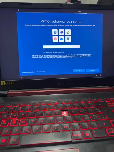 Notebook Acer Nitro 5 GTX 1650