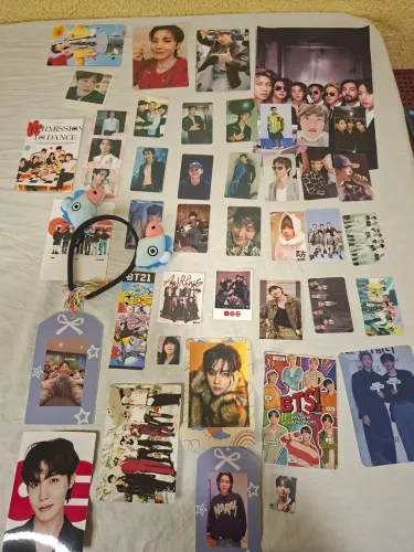 itens aleatórios BTS