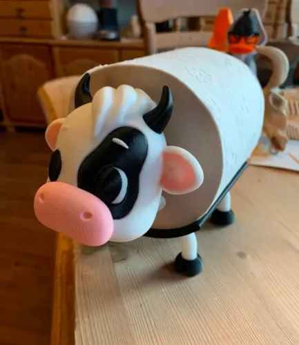 Suporte de papel higiênico em 3d
