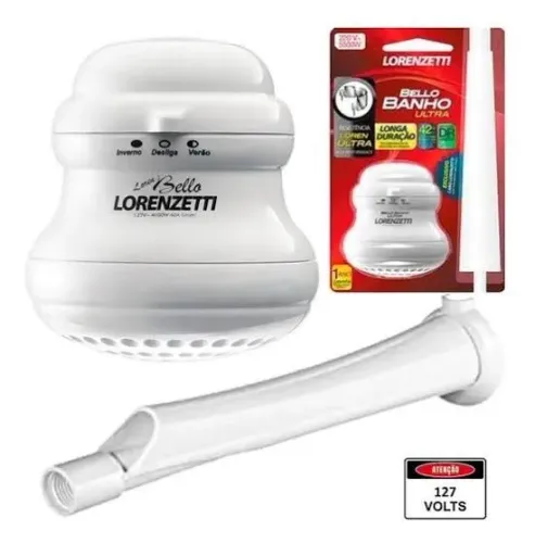 Chuveiro elétrico Lorenzetti Bello banho lacrado 4600w com braço