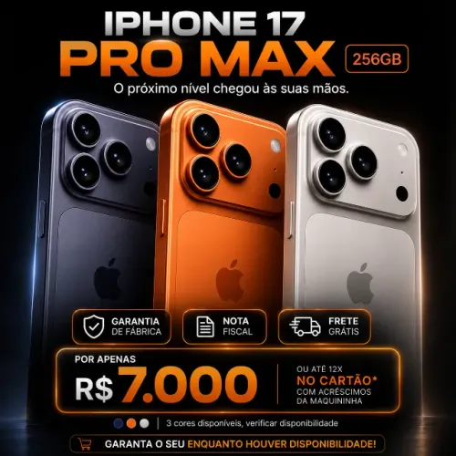 IPHONE 17 PRO MAX 256GB