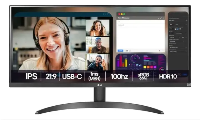 Monitor Gamer LG 29 Pol. 29UM69G-B (perfeito estado)