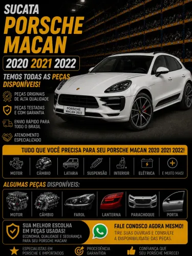 Sucata Porsche macan 2020 2021 2022