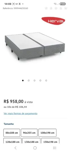 Base para colchão king sise com cabeceira em linho.